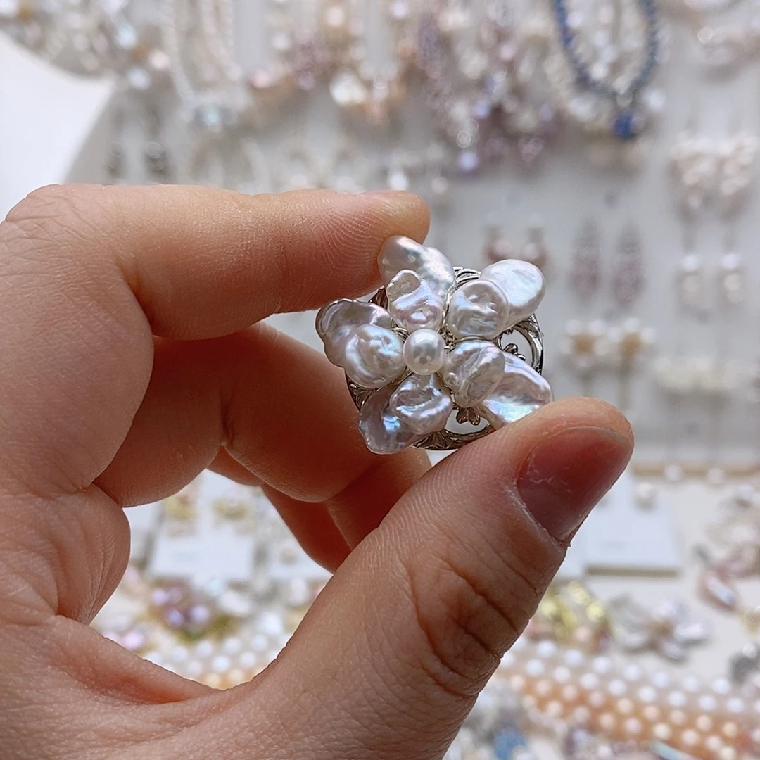 未镶嵌耳饰淡水珍珠