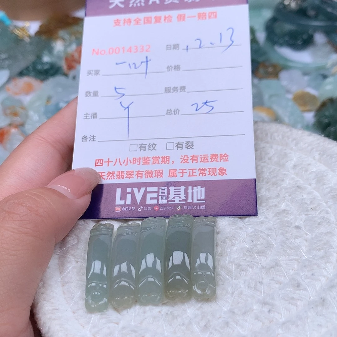 一***秋翡翠未镶嵌颈饰11