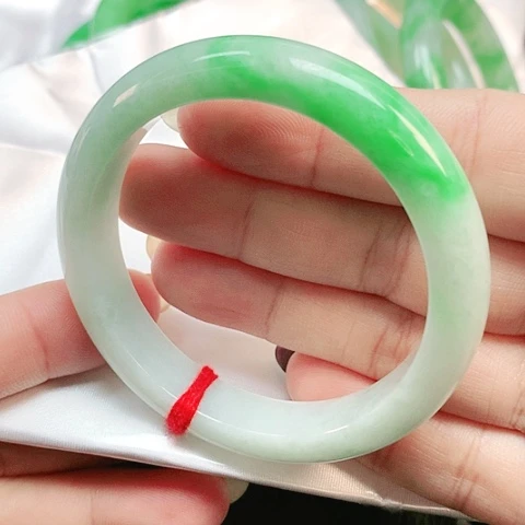 未镶嵌手镯翡翠正圈2921