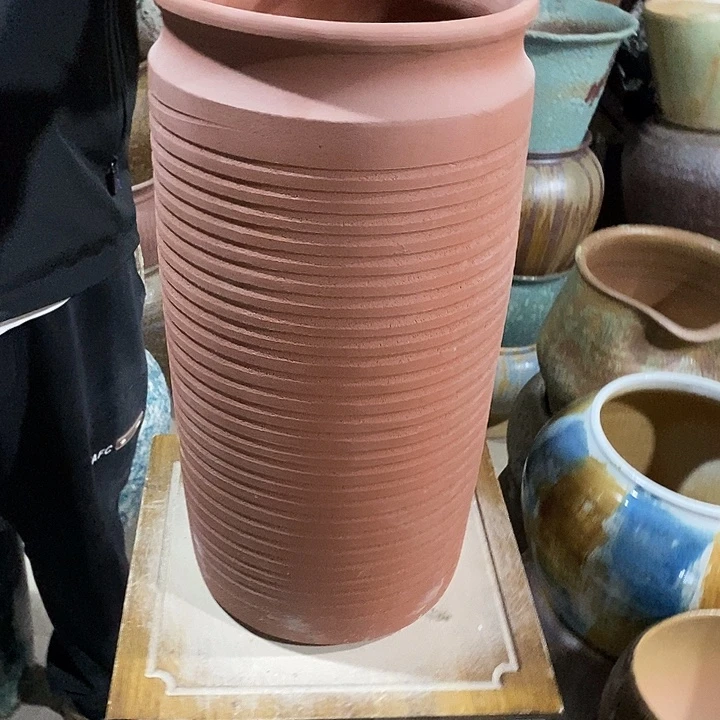 口22高度43红陶………