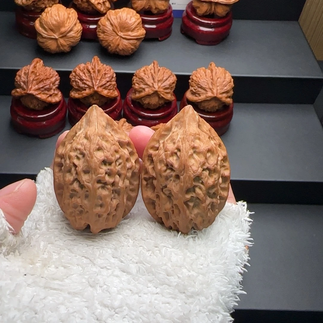 把件文玩核桃沈鸡34全品