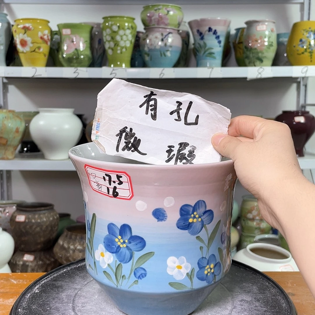 景德镇陶瓷花盆花器暇256