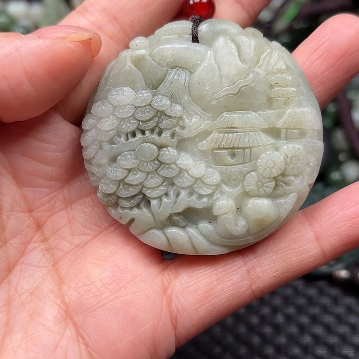 和田玉颈饰未镶嵌