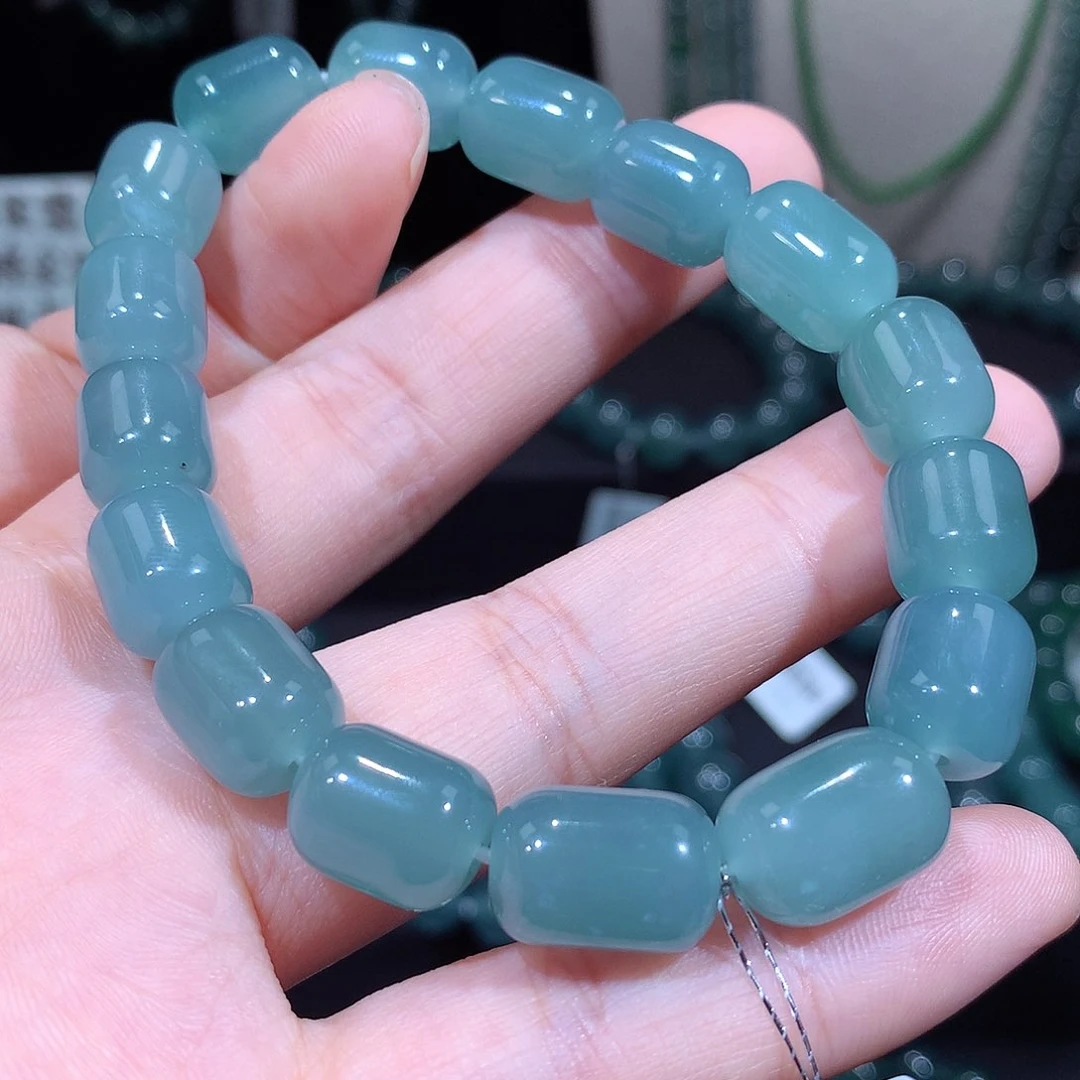 未镶嵌手链翡翠天然a货翡翠手串