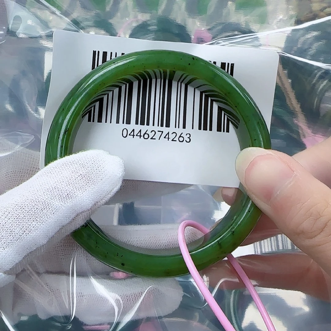 和田玉（碧玉）手镯未镶嵌5859