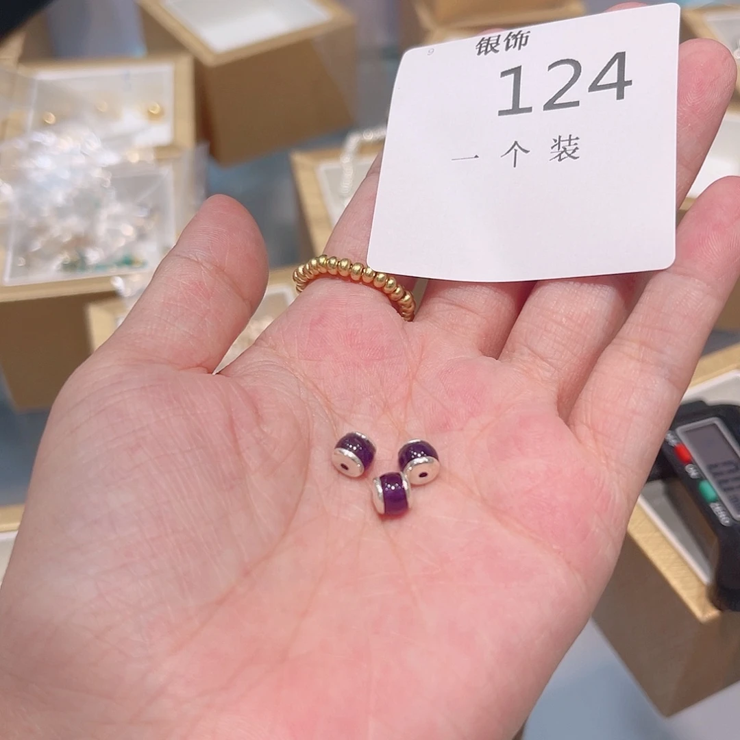 玻璃925银124 。