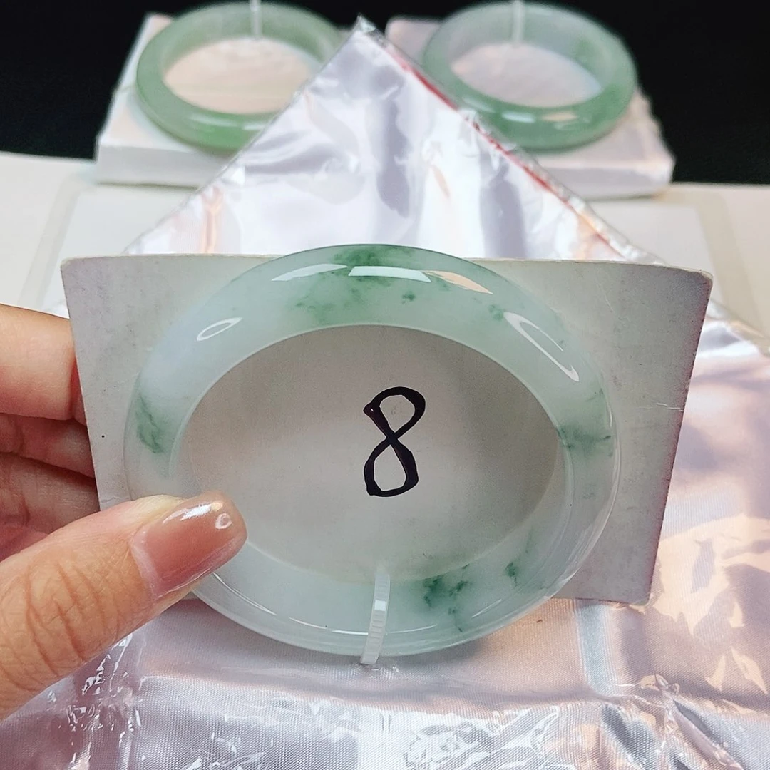 未镶嵌手镯翡翠H**慧 正圈56+