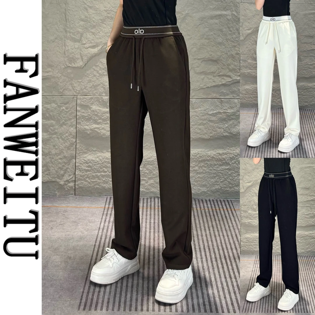 秋季男士新款轻奢莫代尔羊毛混纺直筒休闲裤时尚百搭亲肤长裤6920