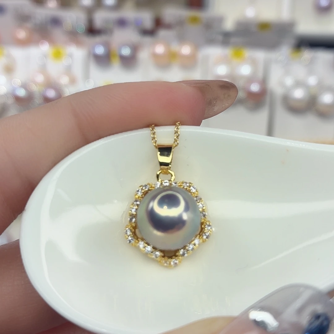 淡水珍珠颈饰合金