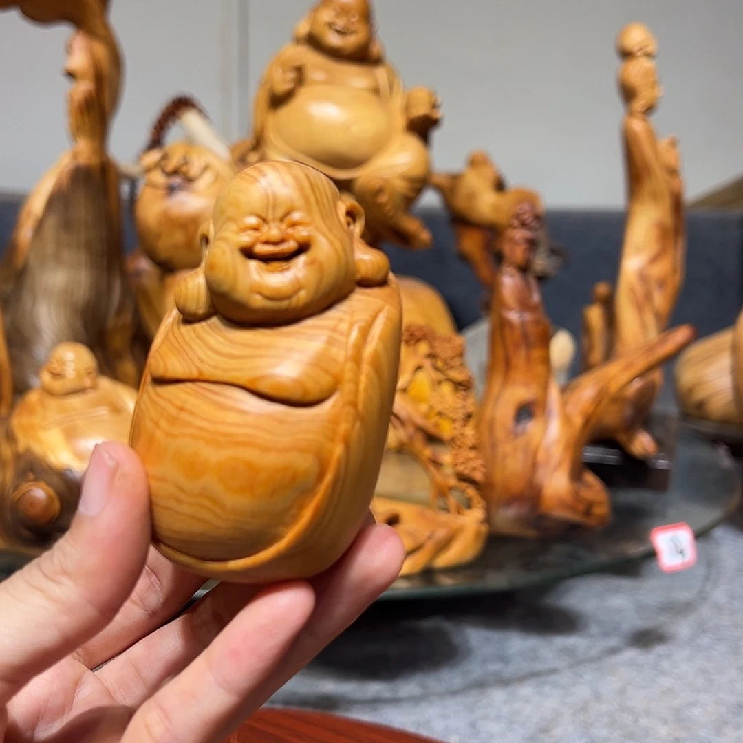 柏木 崖柏木手把件摆件
