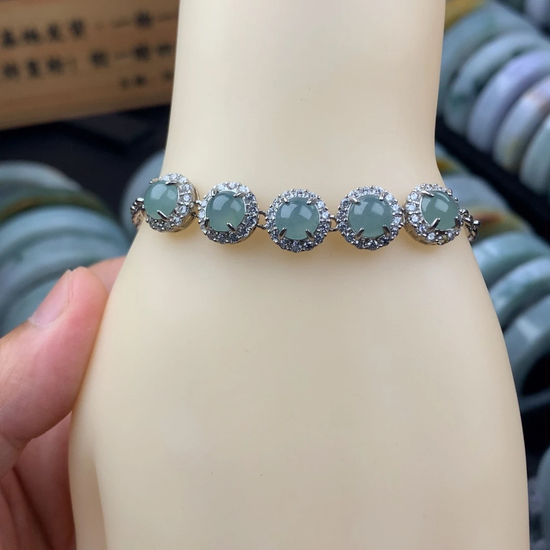 未镶嵌手镯翡翠手链