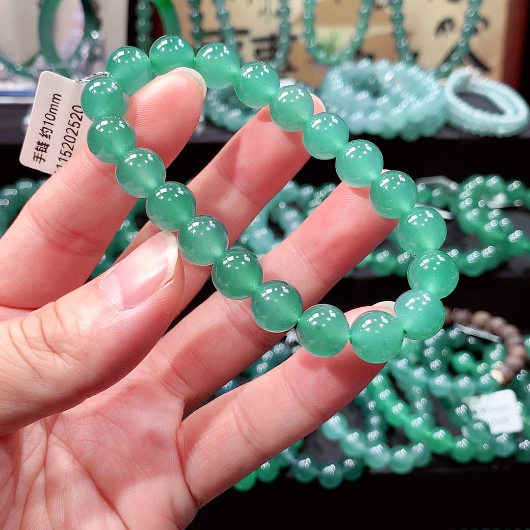 翡翠未镶嵌手链卡10