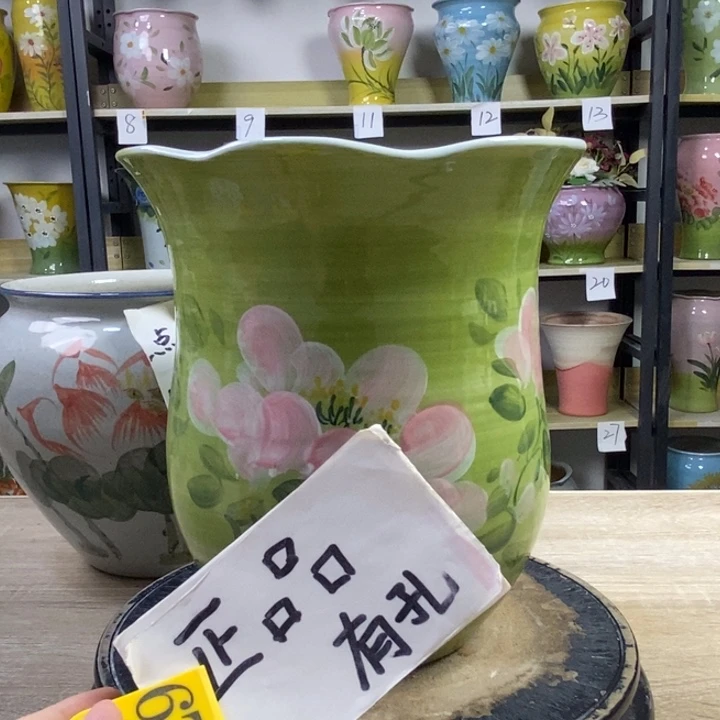 景德镇高温陶瓷花盆
