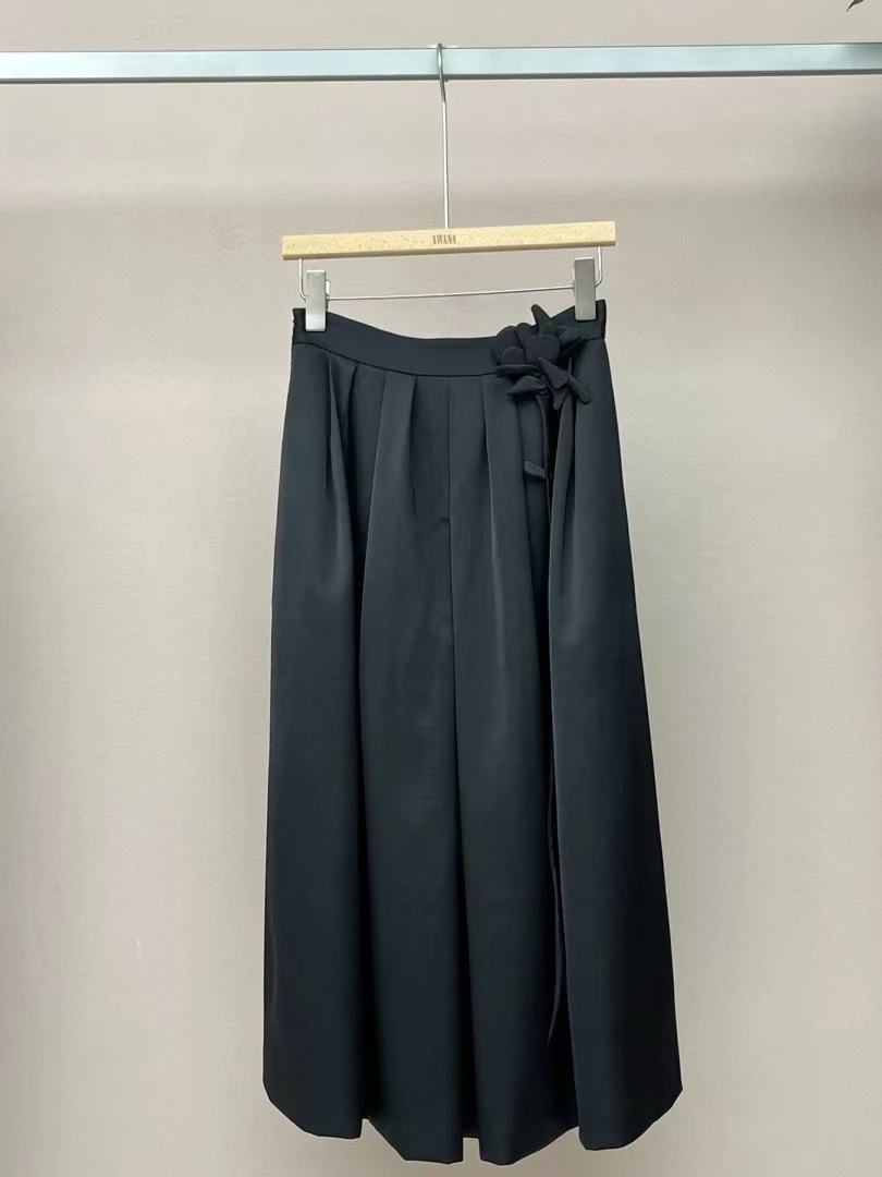 26 醋酸花朵半裙