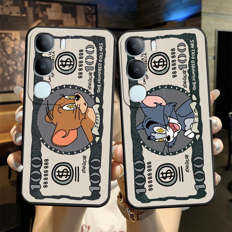 适用vivoy50m 5g手机壳V2443BA卡通5G可爱Y50m 5G软硅胶Viv0Y50m