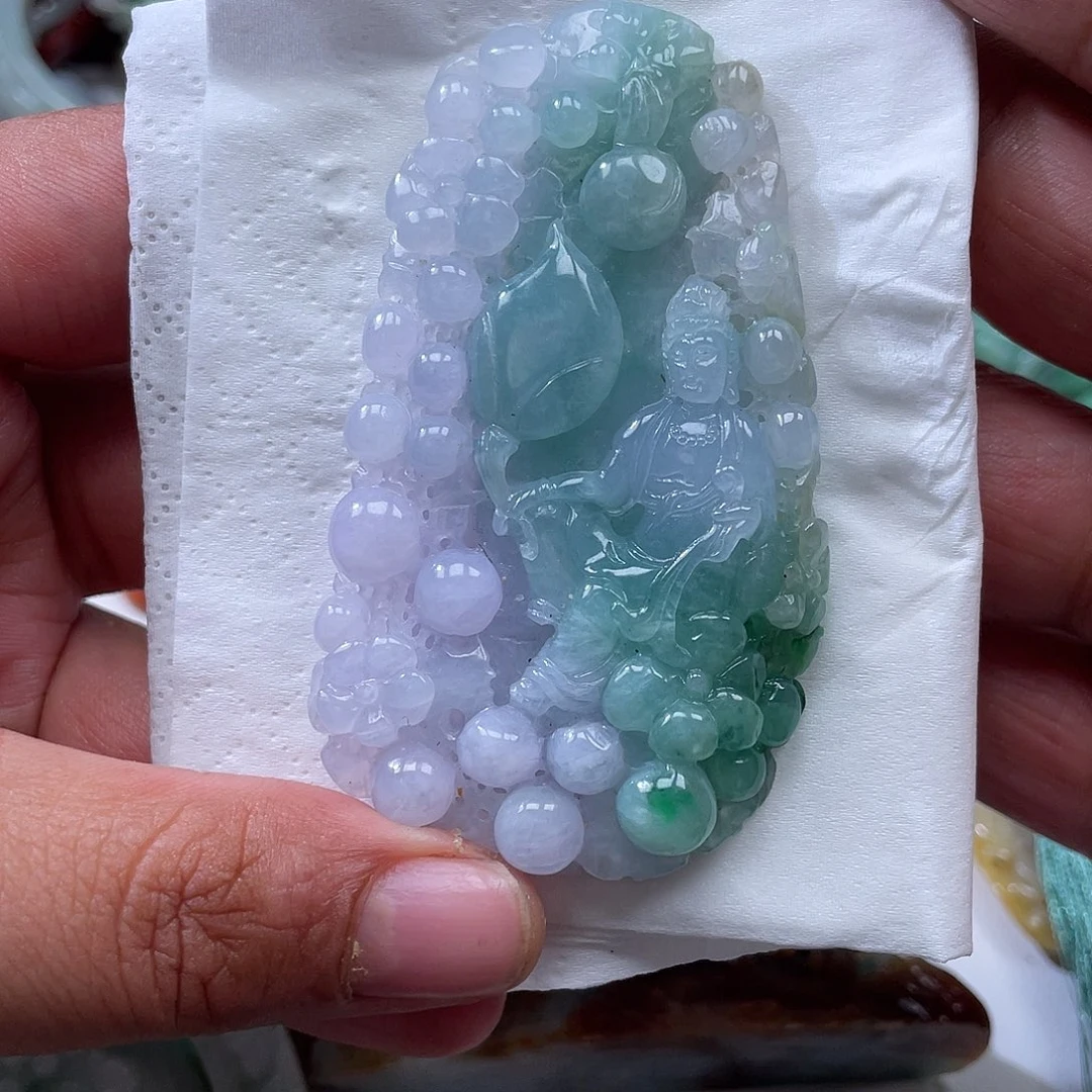 颈饰未镶嵌翡翠翡玉缘翡翠