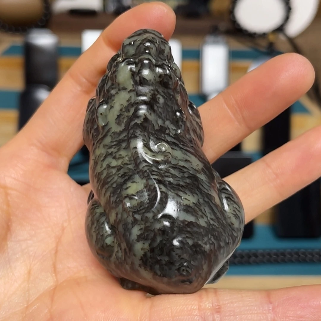【闪购商品】和田玉未镶嵌吊坠(不含链)草花118克