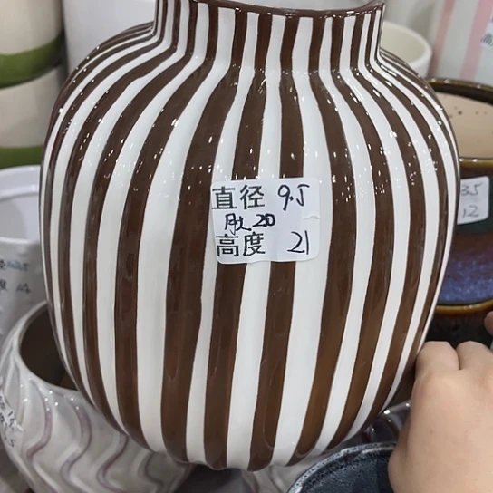 多肉绿植陶瓷花盆9.9包邮，有孔