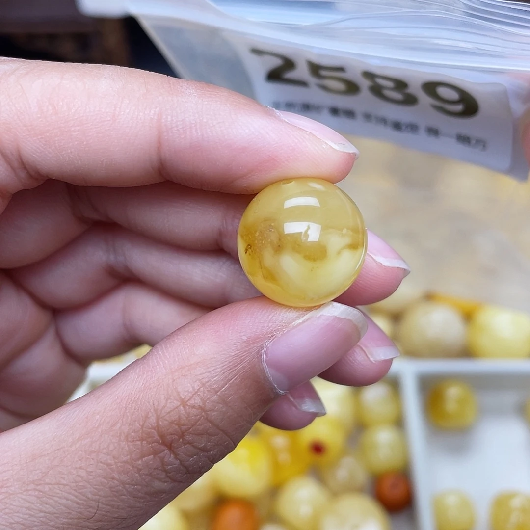 蜜蜡未镶嵌珠宝奇石粉15.7