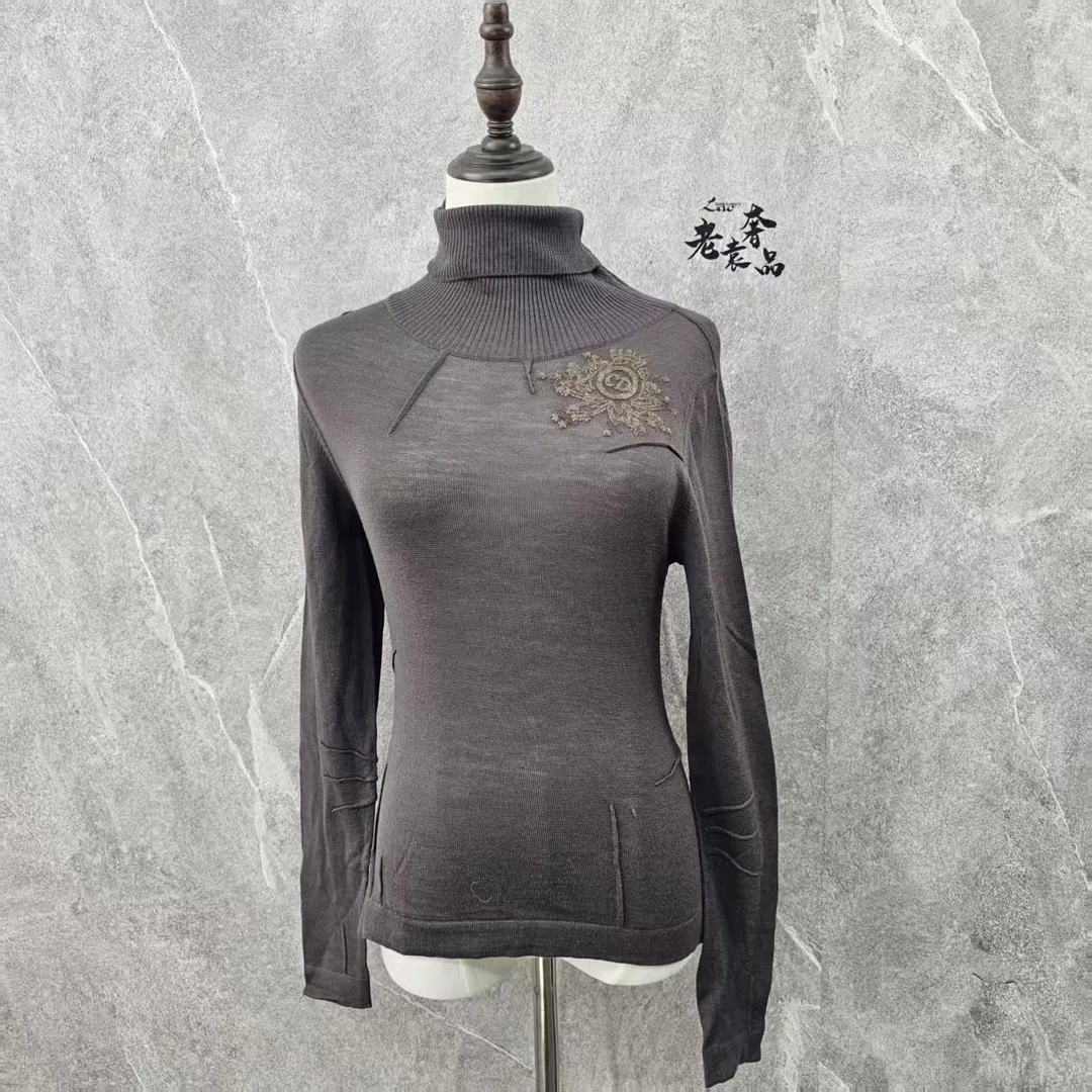 99新 DIOR/迪奥 海囤K/迪奥秋冬衣服/42码/he91179女装上衣打底衫