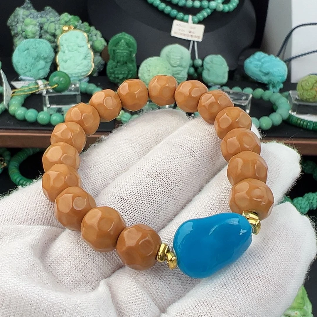 绿松石未镶嵌绿松石主播璐璐