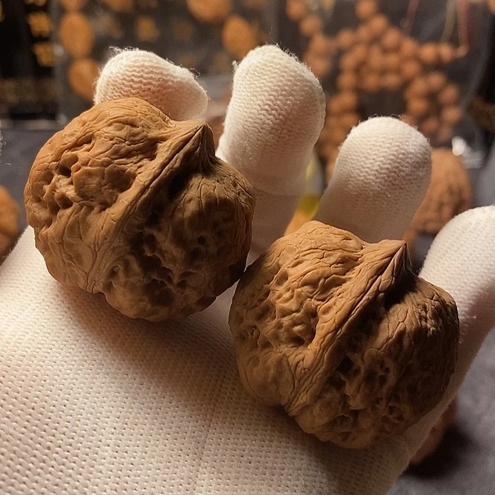 文玩核桃把件41云铁元宝