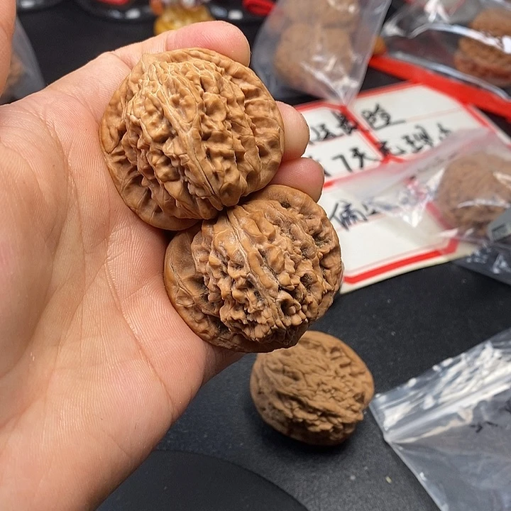 吊坠文玩核桃四座楼42+