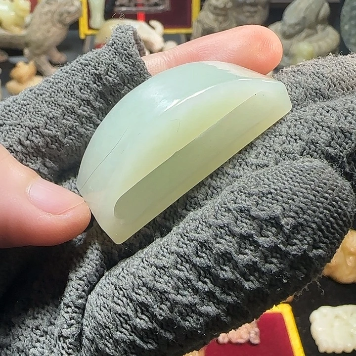 和田玉未镶嵌吊坠(不含链)