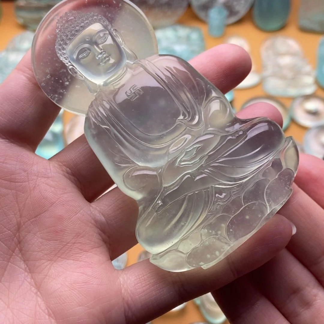 蛇纹石玉吊坠(不含链)未镶嵌