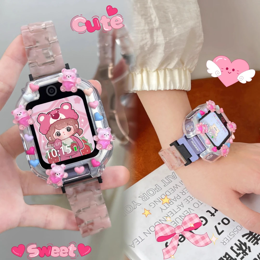 适用于华为儿童电话手表表带5x/5xPro/4x树脂4Pro/3Pro华为5活力