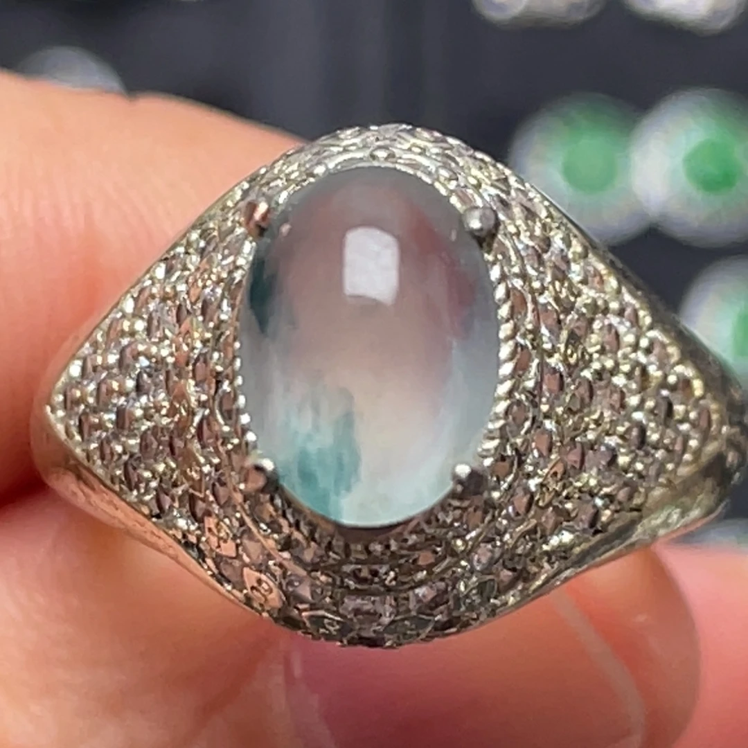 翡翠未镶嵌戒指纯天然缅甸翡翠A货