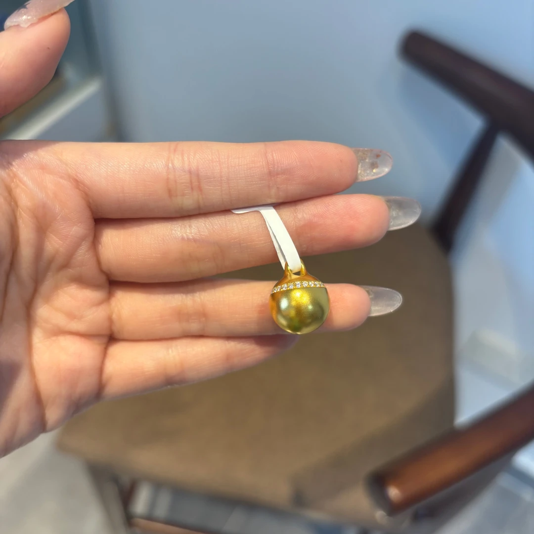 有求必应大金珠足金999吊坠