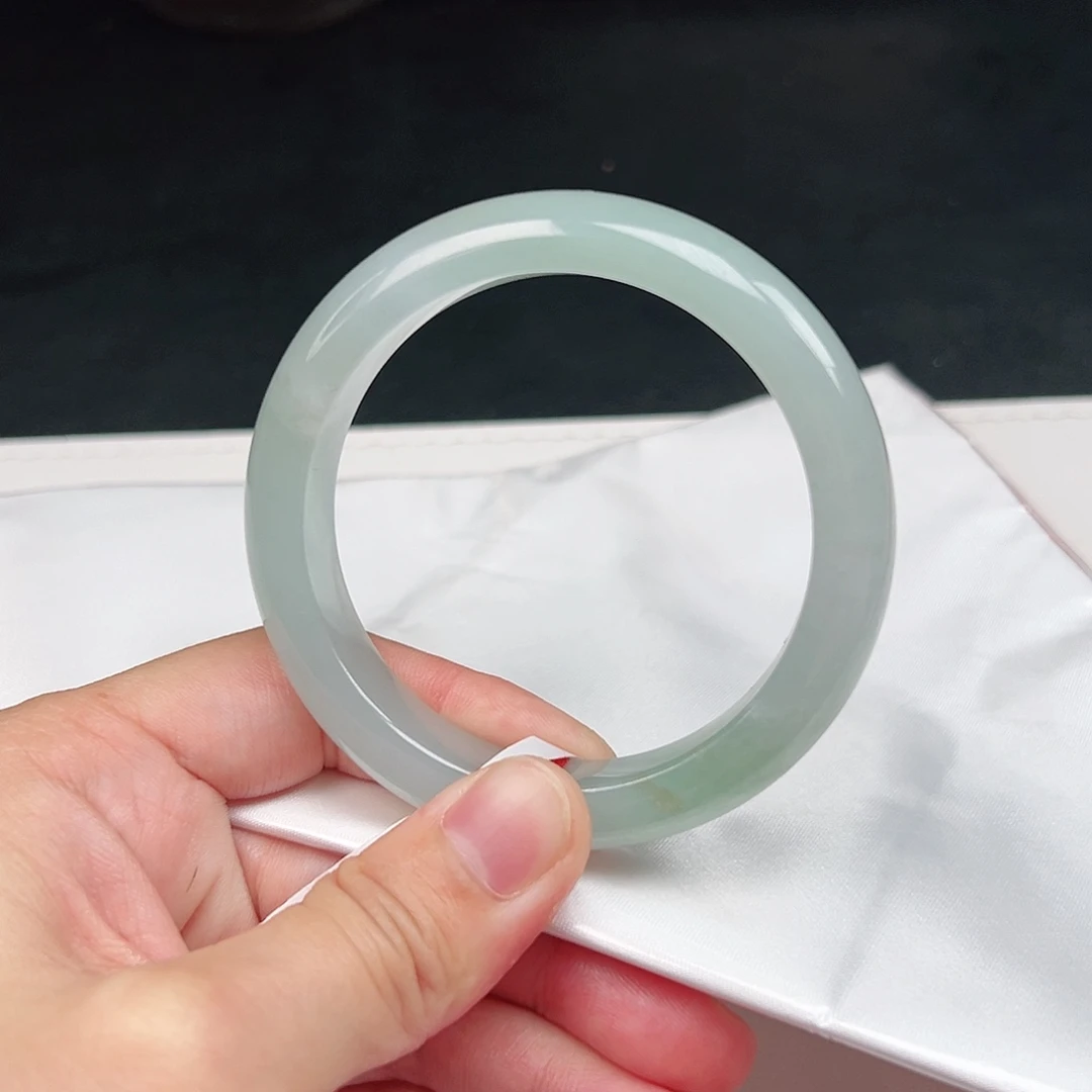 翡翠未镶嵌手镯b0517-2