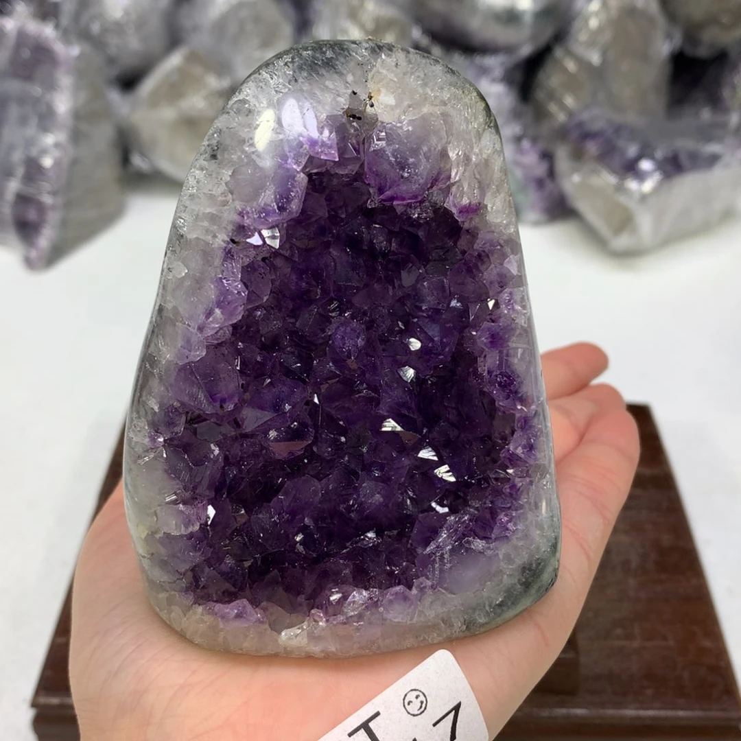 紫晶摆件未镶嵌水晶