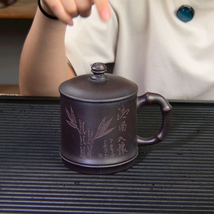 茶杯紫砂高货放漏