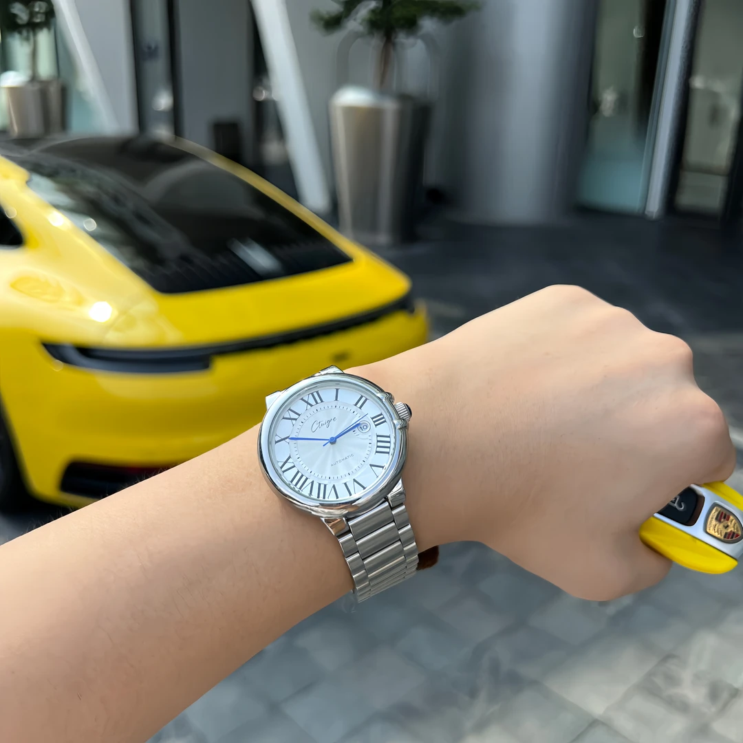 【店长补贴】新款气球系列 时尚男士腕表 白盘/42MM/CTUIGRE正品