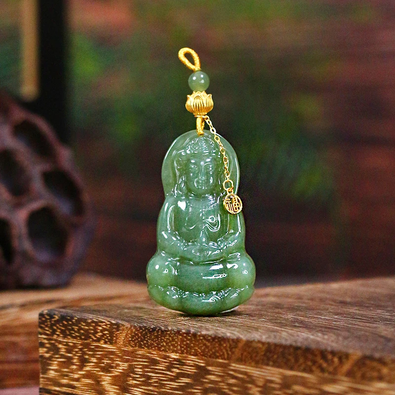 和田玉吊坠观音【8870D】