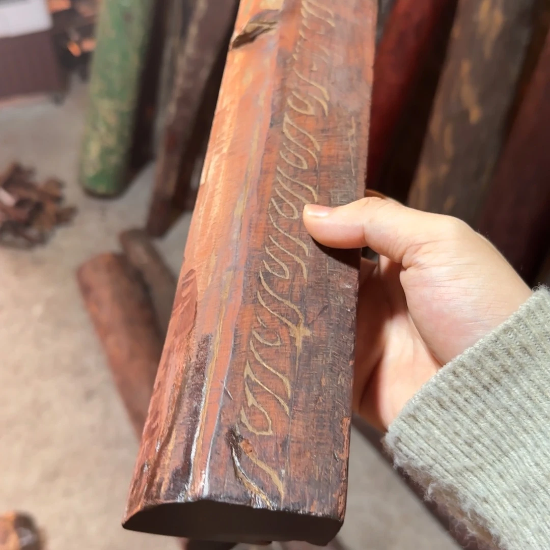 紫檀木类端景台印度小叶紫檀