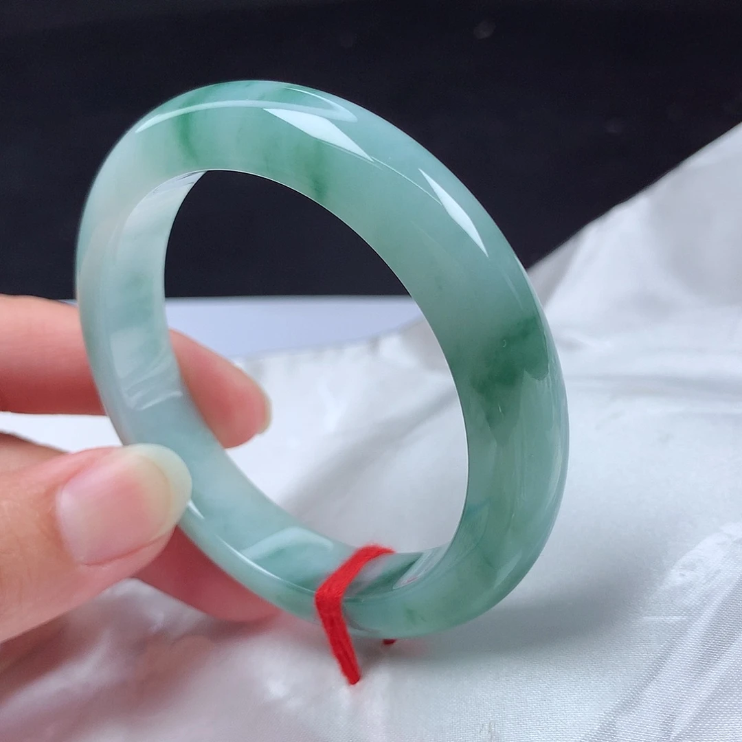 翡翠未镶嵌手镯53圈y563320