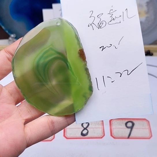 玛瑙/玉髓颈饰未镶嵌福*儿
