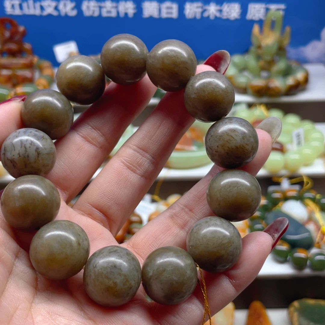 透闪石质玉未镶嵌手串