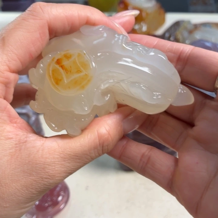 玛瑙/玉髓未镶嵌吊坠(不含链)