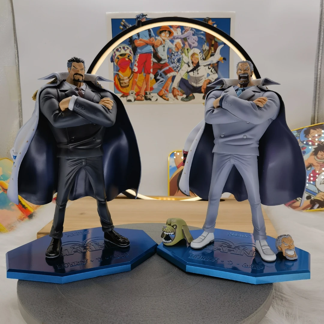 海贼王海军中将 路飞爷爷POP英雄卡普 白色黑色盒装精美手办模型