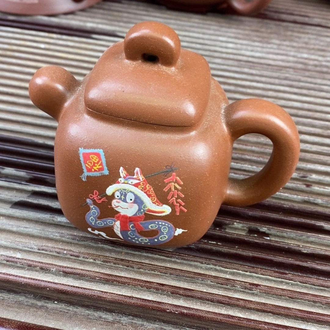 紫砂茶壶原矿手工123