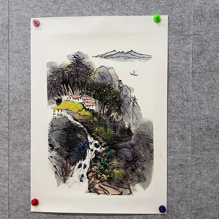 国画花鸟等多种鸟类和鸟类