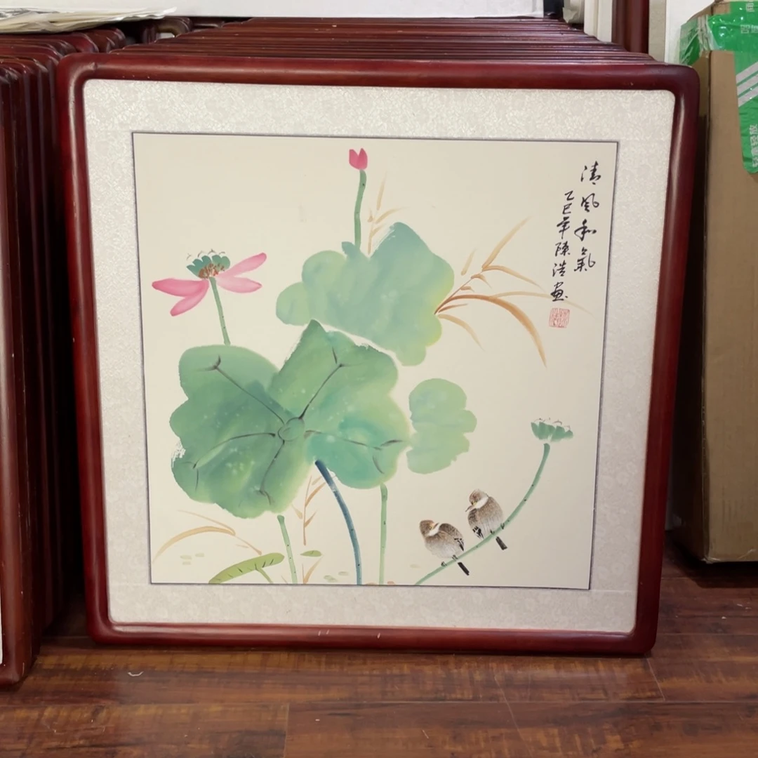 国画带框尺寸63*63厘米