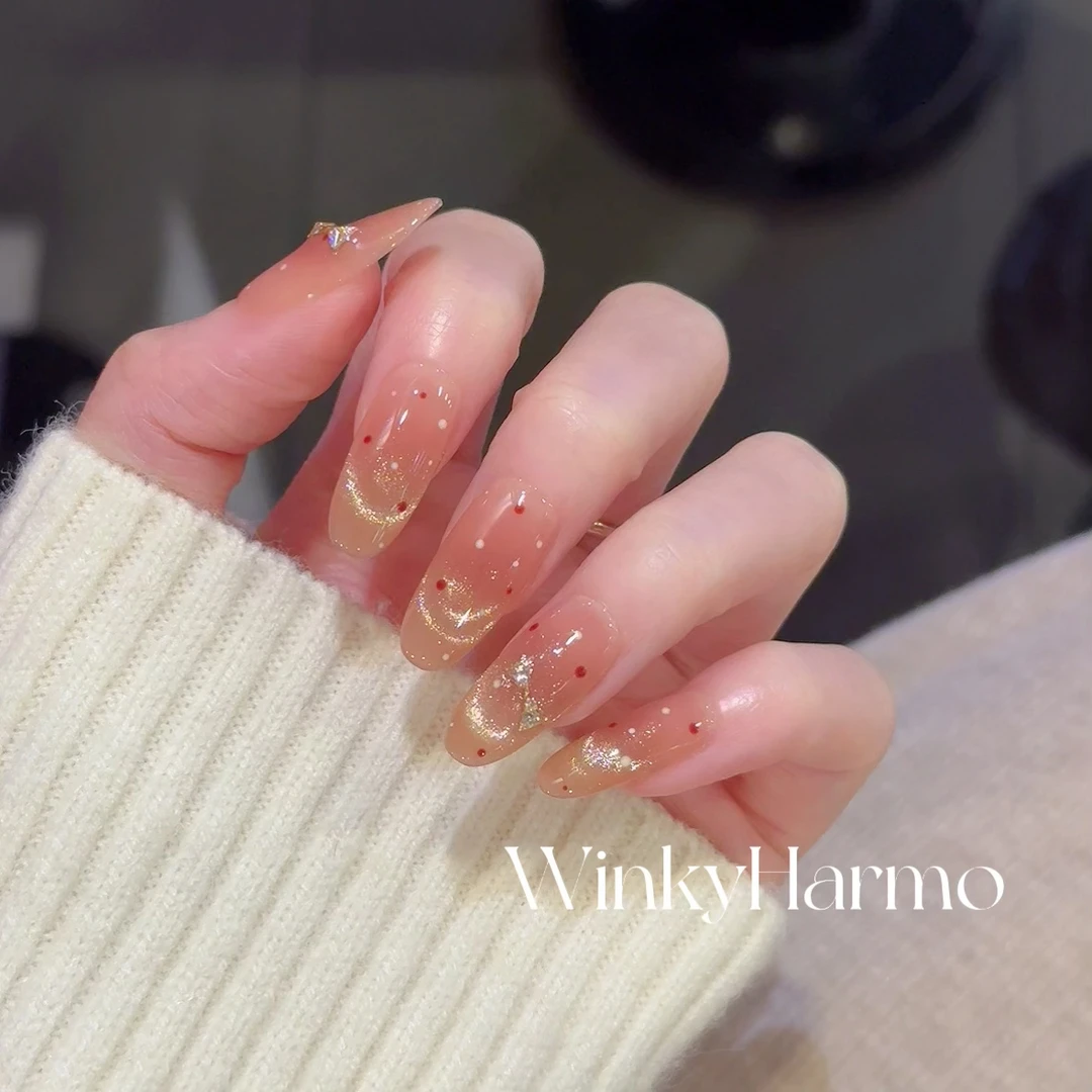 蝶舞瑶光 温涵 预售 新甲型 此度 短椭圆 长椭圆手工穿戴甲10片