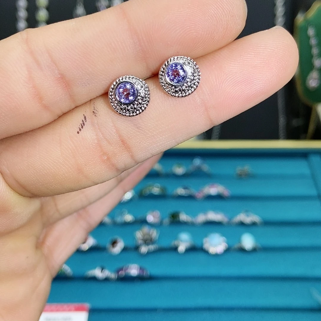 【闪购商品】紫晶珠宝半成品银S925镶嵌