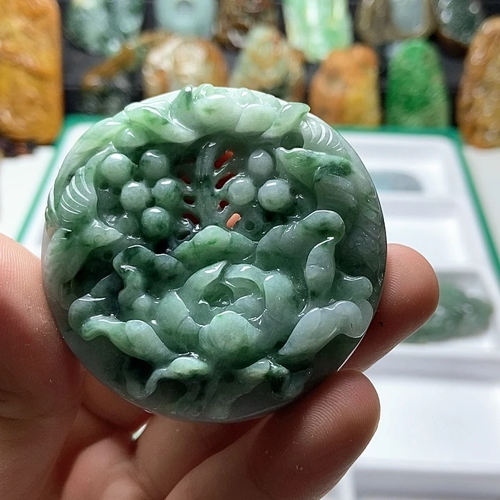 翡翠未镶嵌颈饰翡翠a货