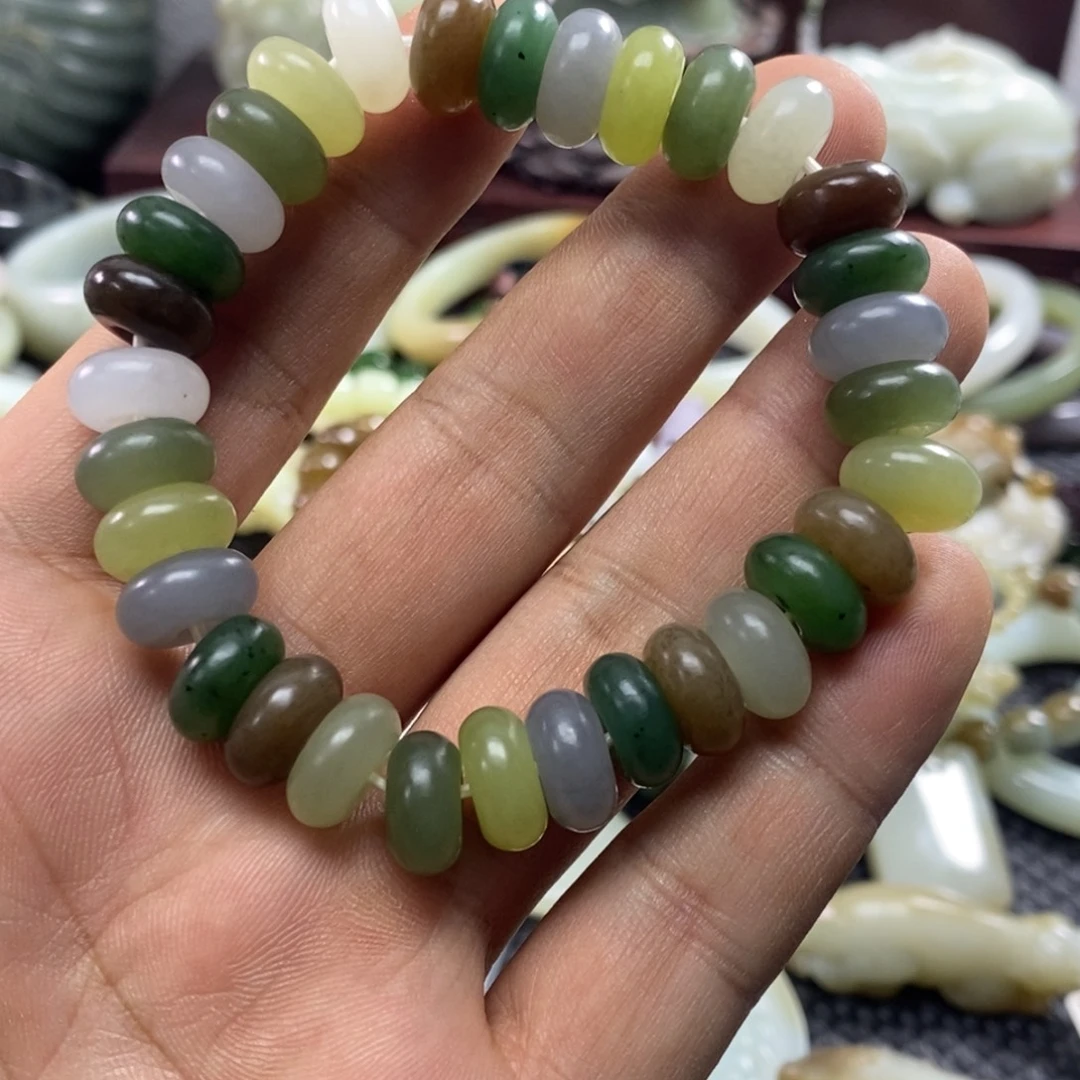 和田玉未镶嵌手链